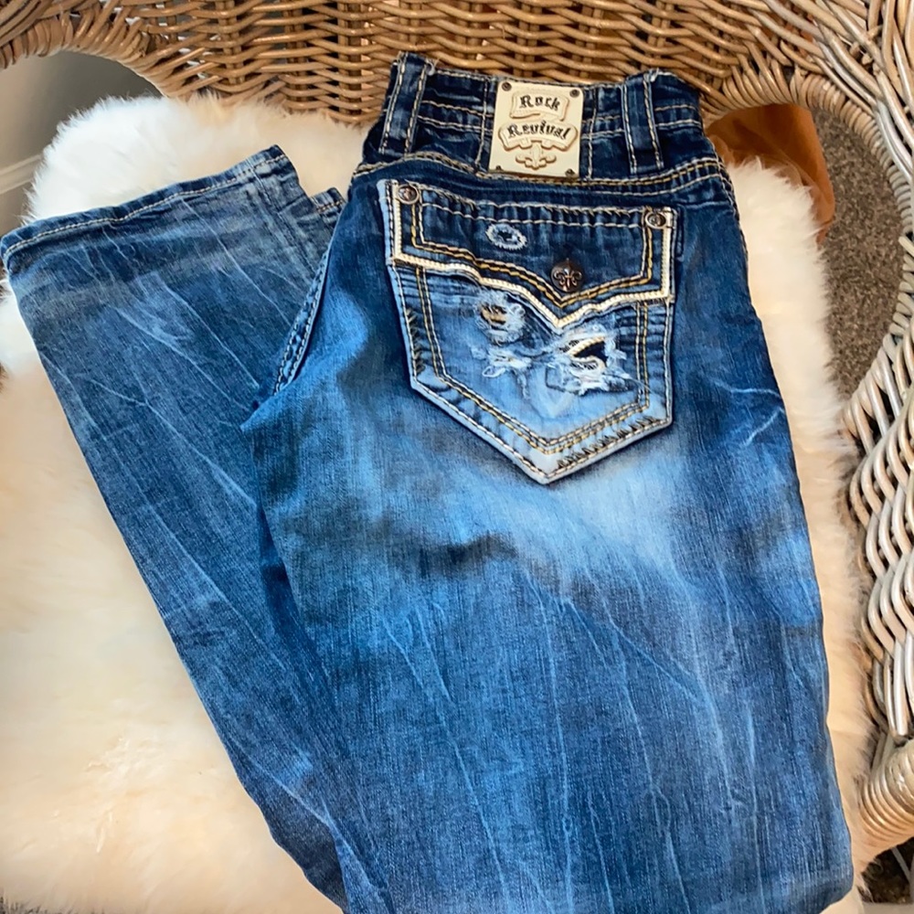 Men’s rock revival jeans size 34